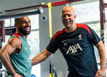 محمد صلاح وسلوت يستهدفان إنجاز ا مع ليفربول أمام نوتينجهام