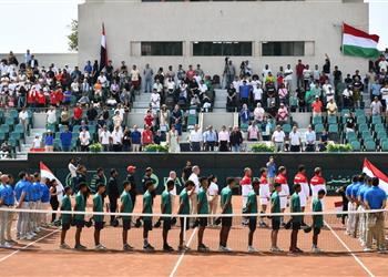 منتخب مصر يتعادل مع المجر في كأس ديفيز لكرة التنس