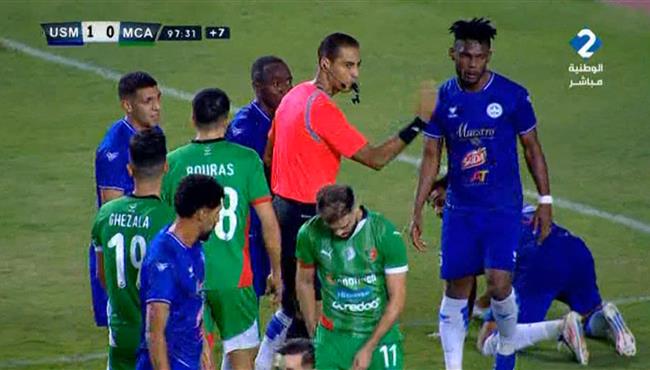 هل حرم أمين عمر مولودية الجزائر من ركلة جزاء في الوقت القاتل امام الاتحاد المنستيري