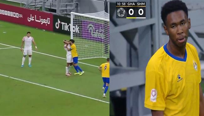 هدفان كوميديان في مباراة الغرافة والشمال بعد اخطاء فادحة من المدافعين