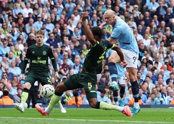 ترتيب هدافي الدوري الإنجليزي بعد هدفي هالاند في مباراة مانشستر سيتي وبرينتفورد