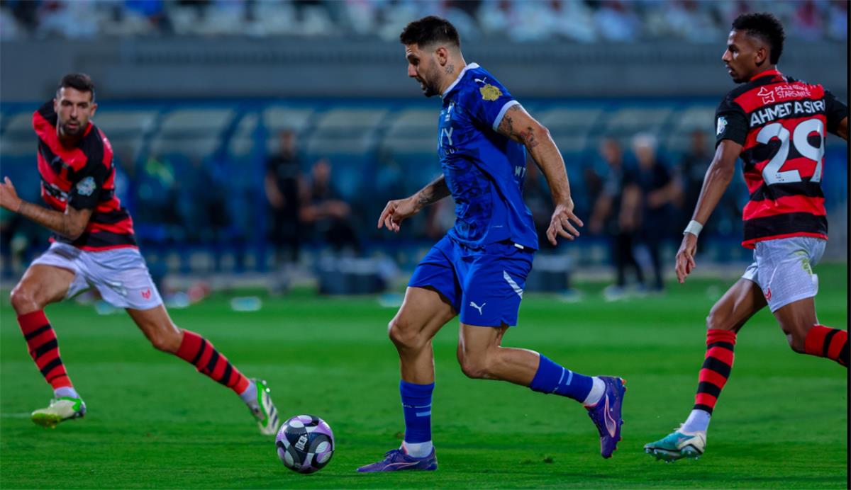 ميتروفيتش في مباراة الهلال والرياض