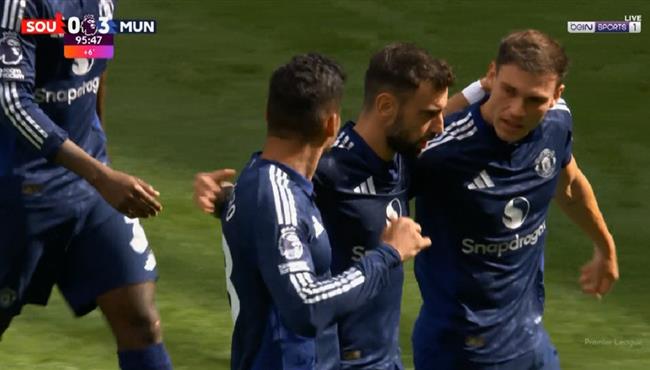 اهداف مباراة مانشستر يونايتد وساوثهامبتون 3 0 الدوري الانجليزي