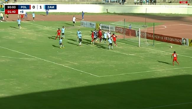 لاعب الشرطة الكيني يهدر هدف محقق في الوقت القاتل امام الزمالك بكأس الكونفدرالية