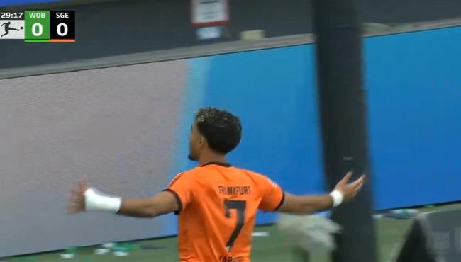 هدف عمر مرموش الاول الرائع في مرمي فولفسبورج بالدوري الالماني