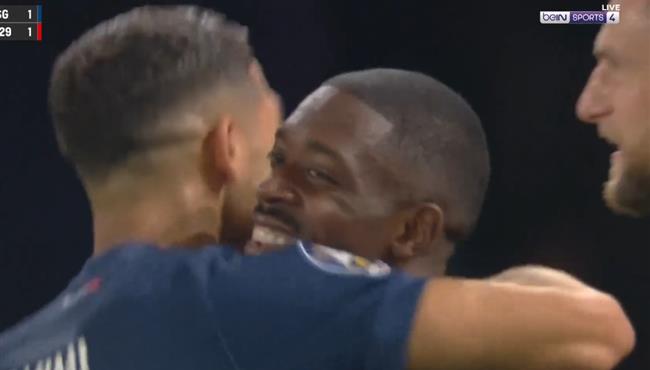 هدف عثمان ديمبلي الاول في مرمي بريست بالدوري الفرنسي