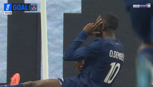 هدف عثمان ديمبلي الثاني في مرمي بريست بالدوري الفرنسي