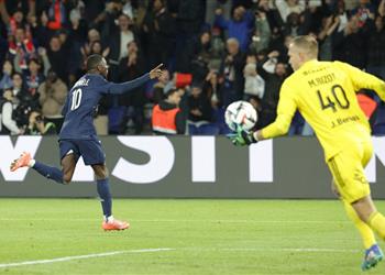 فيديو ديمبلي يتألق ويقود باريس سان جيرمان لعبور بريست بثلاثية في الدوري الفرنسي
