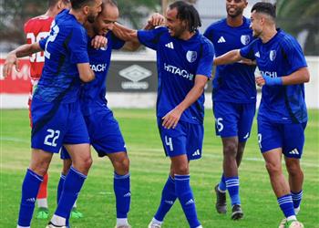 فيديو في وقت قاتل محمد الشيتوي يسجل هدف الهلال الثالث أمام المصري