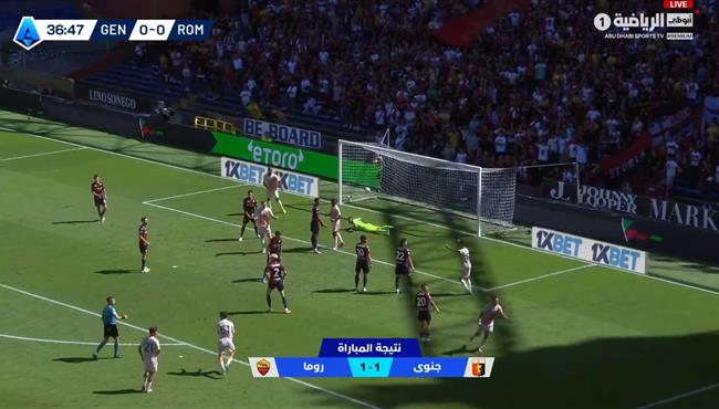 اهداف مباراة روما وجنوي 1 1 الدوري الايطالي