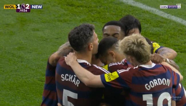 اهداف مباراة نيوكاسل وولفرهامبتون 2 1 الدوري الانجليزي