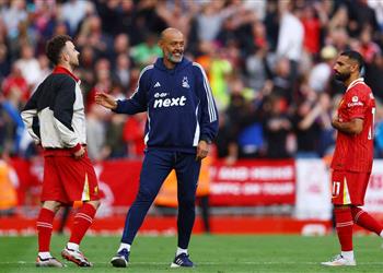 مدرب نوتينجهام فورست رغم هزيمة ليفربول محمد صلاح أرهق مدافعنا كثير ا