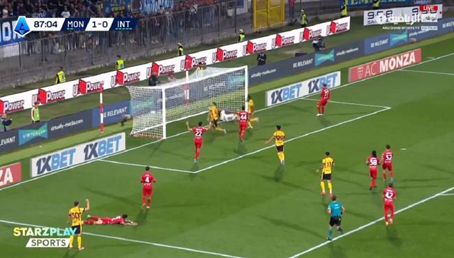 اهداف مباراة انتر ميلان ومونزا 1 1 الدوري الايطالي