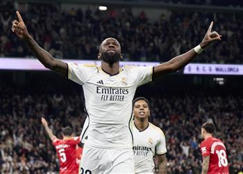 فيديو روديجر يسجل هدف ريال مدريد الثاني أمام شتوتجارت