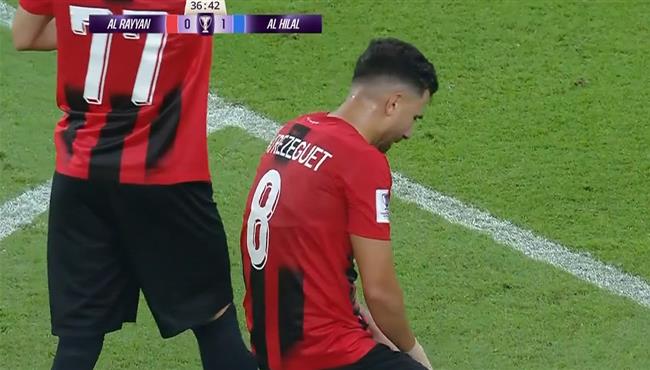 تريزيجيه كاد ان يسجل هدف خرافي امام الهلال في دوري ابطال اسيا