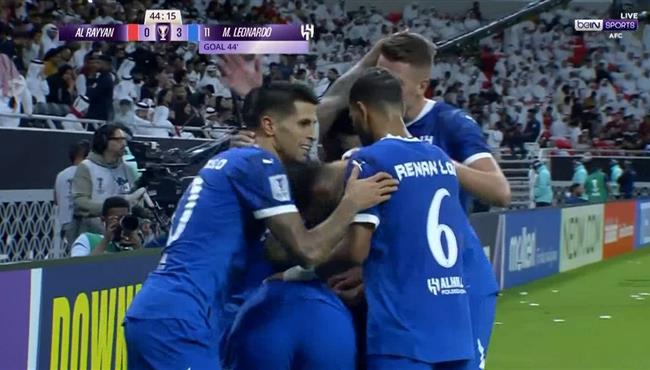 هدف الهلال الثالث في مرمي الريان بدوري ابطال اسيا