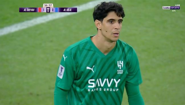 تصدي أكثر من رائع لـ ياسين بونو امام الريان في دوري ابطال اسيا