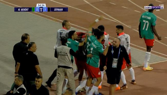 هدف الوحدات الثاني في مرمي سباهان اصفهان بدوري ابطال اسيا