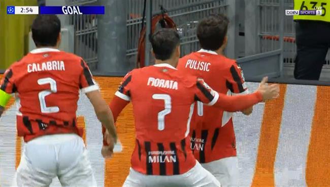 هدف ميلان الاول في مرمي ليفربول بدوري ابطال اوروبا