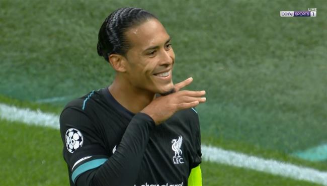 هدف ليفربول الثاني في مرمي ميلان بدوري ابطال اوروبا فان دايك