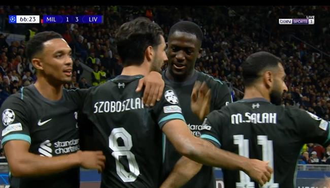 هدف ليفربول الثالث في مرمي ميلان بدوري ابطال اوروبا سوبوسلاي