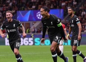 فيديو ليفربول يفوز على ميلان بثلاثية في دوري أبطال أوروبا