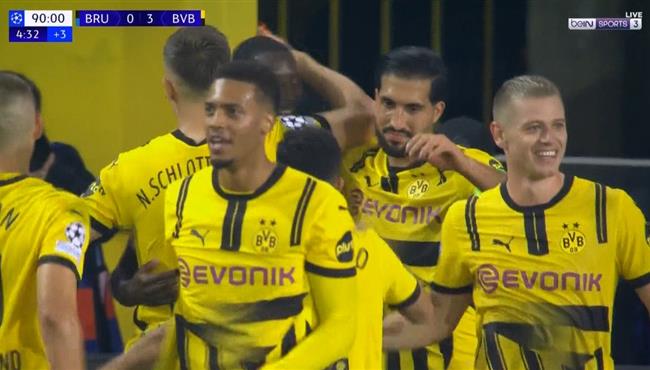 اهداف مباراة بوروسيا دورتموند وكلوب بروج 3 0 دوري ابطال اوروبا