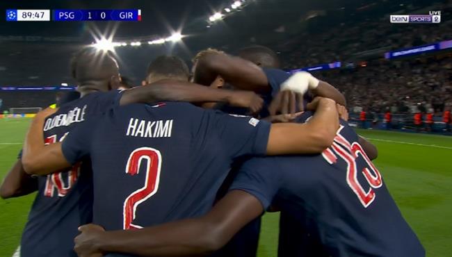 هدف فوز باريس سان جيرمان القاتل علي جيرونا 1 0 دوري ابطال اوروبا