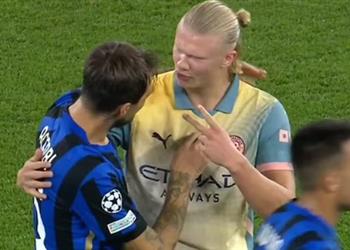 فيديو هالاند يقدم رد ا مثير ا للجدل على طلب أتشيربي بعد تعادل مانشستر سيتي وإنتر ميلان