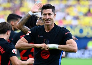 ترتيب هدافي الدوري الإسباني بعد ثنائية ليفاندوفسكي ورافينها وهدف مبابي