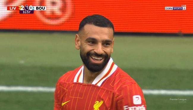 ملخص لمسات محمد صلاح امام بورنموث في الدوري الانجليزي
