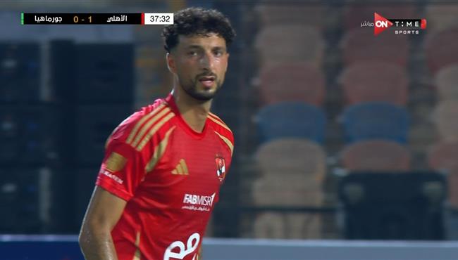 وسام ابو علي يهدر فرصه هدف امام جورماهيا في دوري ابطال افريقيا