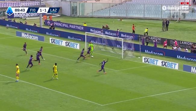 اهداف مباراة لاتسيو وفيورنتينا 1 2 الدوري الايطالي