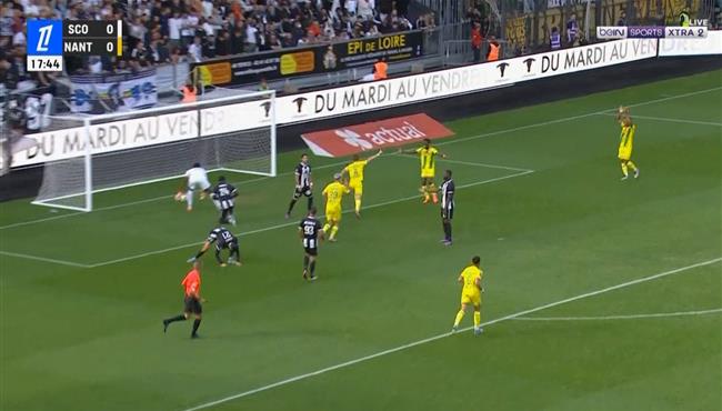 اهداف مباراة نانت وانجيه 1 1 الدوري الفرنسي