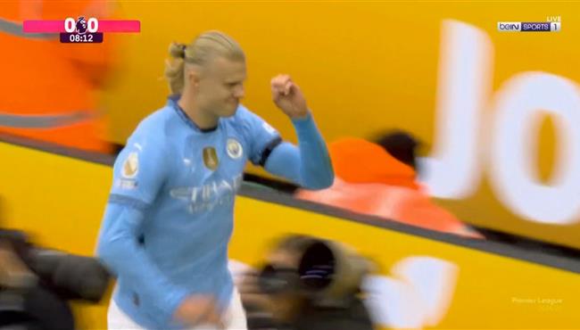 هدف هالاند في مرمي ارسنال بالدوري الانجليزي