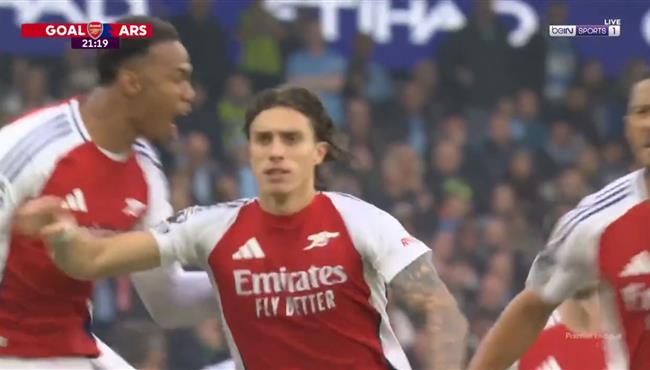 هدف كالافيوري الرائع في مرمي مانشستر سيتي بالدوري الانجليزي