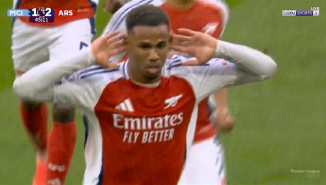 هدف جابرييل ماجاليس في مرمي مانشستر سيتي بالدوري الانجليزي