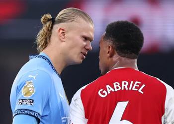 جابرييل يعلق على تصرف هالاند المستفز تجاهه في مباراة مانشستر سيتي وآرسنال