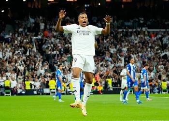 فيديو بطريقة رائعة مبابي يسجل هدف ريال مدريد الثاني أمام ألافيس