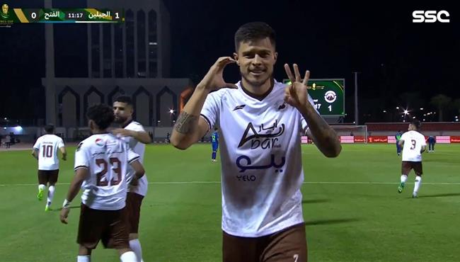 اهداف مباراة الفتح والجبلين 0 2 كأس خادم الحرمين