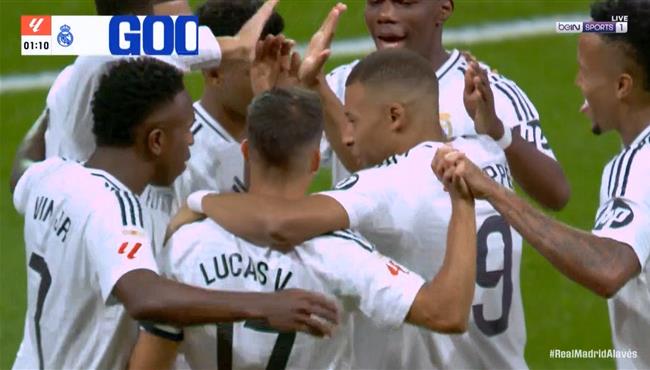 اهداف مباراة ريال مدريد وديبورتيفو ألافيس 3 2 الدوري الاسباني