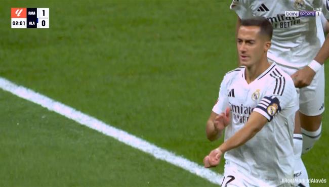 هدف لوكاس فاسكيز في مرمي ديبورتيفو ألافيس بالدوري الاسباني