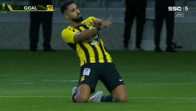 هاتريك صالح الشهري في مباراة الاتحاد والعين بكأس خادم الحرمين