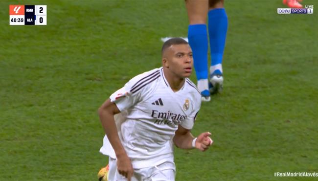 هدف مبابي الرائع في مرمي ديبورتيفو ألافيس بالدوري الاسباني