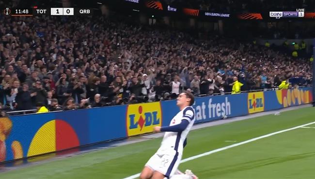 هدف توتنهام في مرمي كارباج اغدام بالدوري الاوروبي