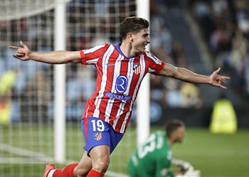 فيديو جوليان ألفاريز يقود أتلتيكو مدريد لفوز قاتل على سيلتا فيجو في الدوري الإسباني