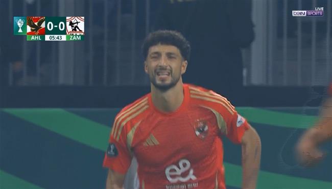 وسام ابو علي كاد ان يسجل هدف عالمي من ركلة حرة امام الزمالك وعواد يتصدي ببراعة