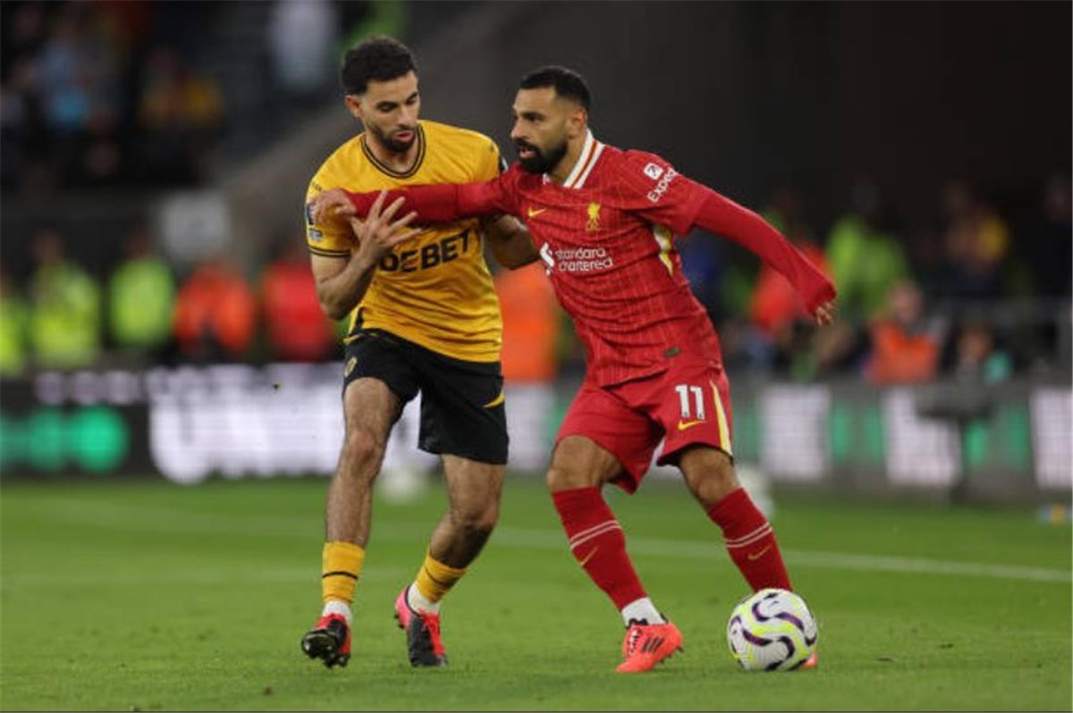تقييم محمد صلاح في مباراة ليفربول وولفرهامبتون بـ الدوري الإنجليزي