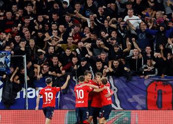 فيديو أبيل بريتونيس يسجل هدف أوساسونا الرابع ويامال يحرز الثاني لـ برشلونة