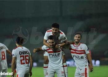 نهاية الشوط الأول الزمالك يتقدم على الشعلة السعودي بهدف ودي ا